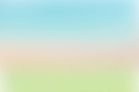 Smooth light blue green Orange evening blurred background.の写真素材