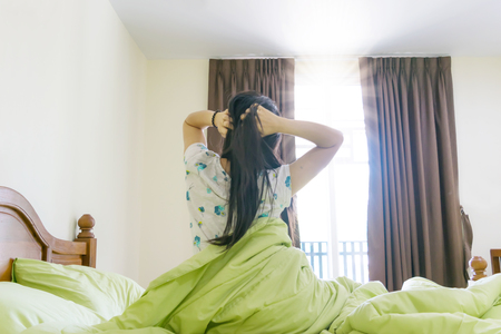 Wake up in the morning,On bed Get up from the couch
