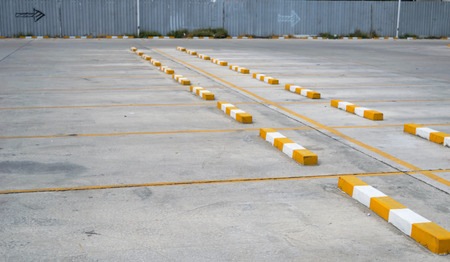 Parking and street spaceの写真素材