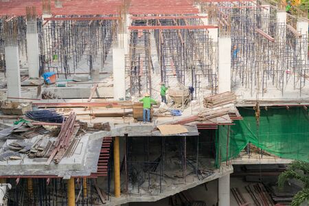 Construction and Build a building of Workerの写真素材