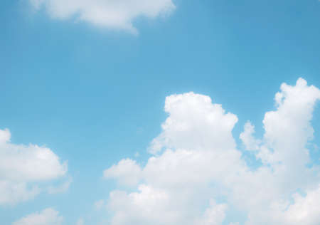 Sky and clouds On a good day backgroundの写真素材