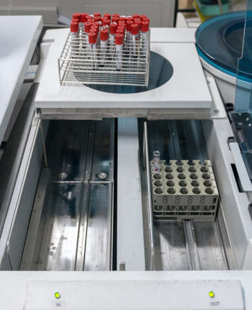 Lab medical detection Virus detection in the hospitalの写真素材