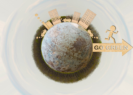 Global warming and droughtの写真素材