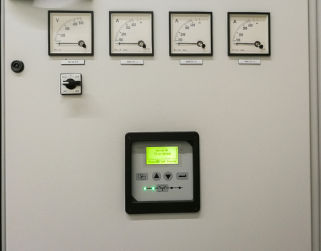 Electricity generator backup device in the roomの写真素材