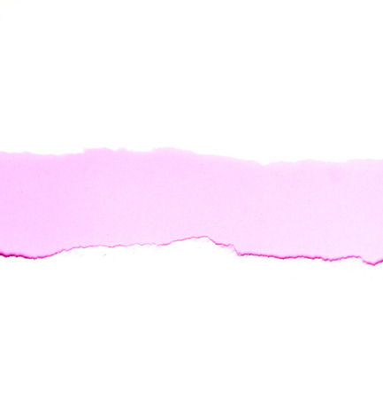 Abstract background Torn white paper On pink paperの写真素材