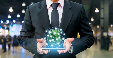 The concept of tree growth Financial business Interest rateの写真素材