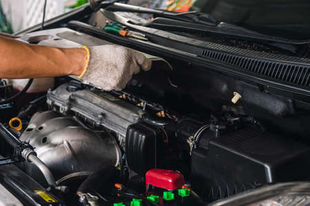 Auto mechanic Repair maintenance and car inspection