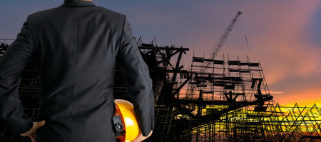 Engineering supervising the construction of buildings and buildings.