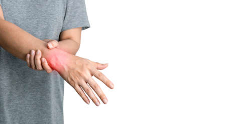 Inflammation of the muscles and bones of the armの写真素材