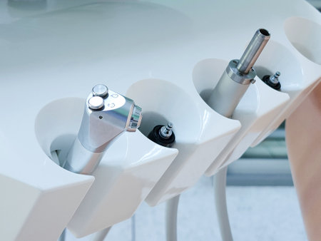 Medical concept dental equipment in the hospitalの写真素材