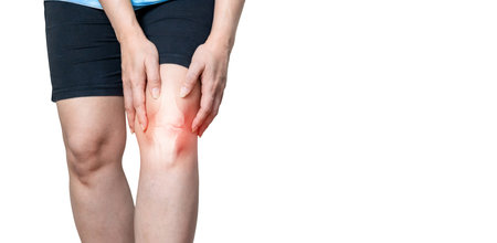 bones, osteoarthritis Knee inflammation, knee arthritis diseaseの写真素材