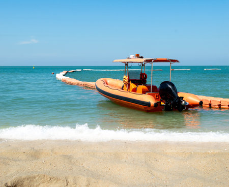 sand and beach ship of holiday relax summerの写真素材