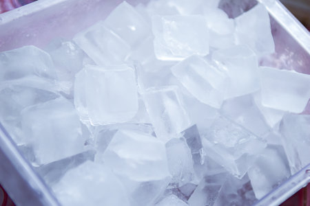 Ice cubes to quench your thirst in the summer