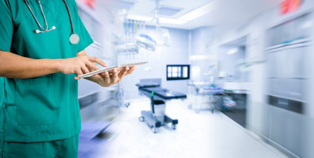 Medical concepts doctors hospitals and operating roomsの写真素材