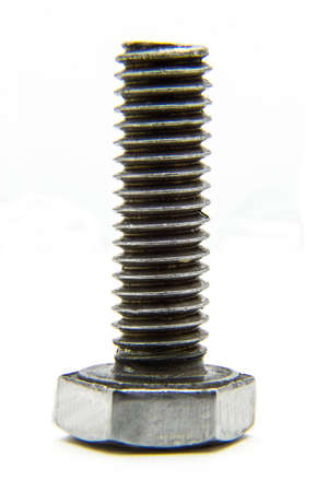 Bolt isolated on whiteの写真素材