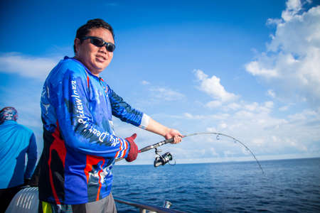 Sea Fishing With Spinningの写真素材
