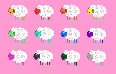 Cute flower and leaf seamless vector patternのイラスト素材