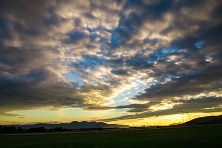 Beautiful cloudsの写真素材