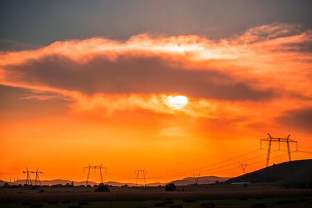 Dramatic cloudsの写真素材