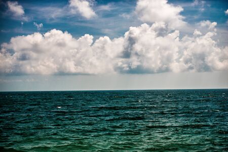 Clouds at the seaの写真素材
