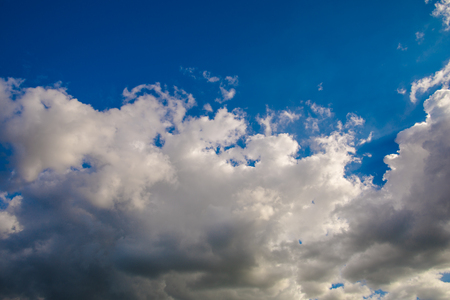 White cloudsの写真素材