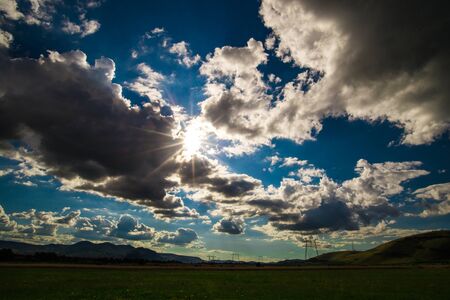 Clouds at the summerの写真素材
