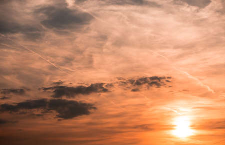Dramatic cloudsの写真素材