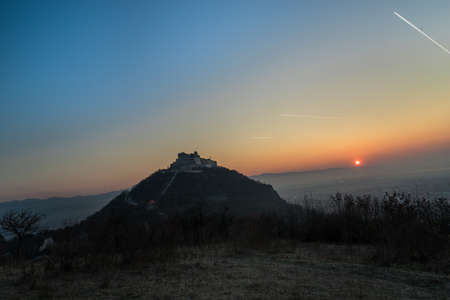 Sunrise and old citadelの写真素材