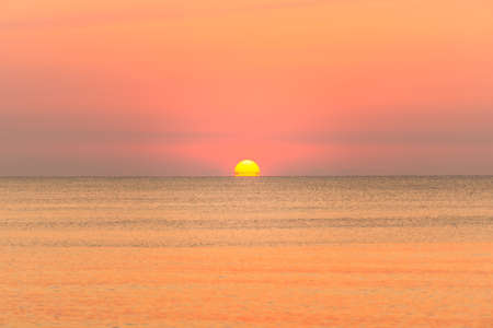 Sunrise at the black seaの写真素材