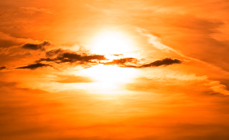 Dramatic cloudsの写真素材