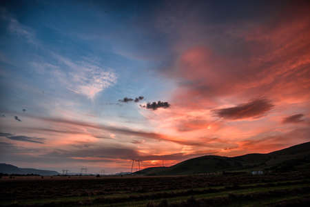 Sunset eveningの写真素材