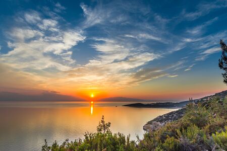 Beutiful sunsetの写真素材