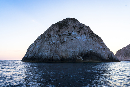 Stone in the seaの写真素材