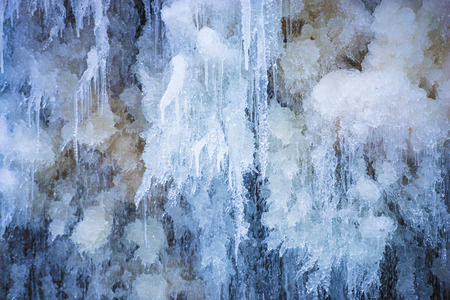 Water frozen textureの写真素材