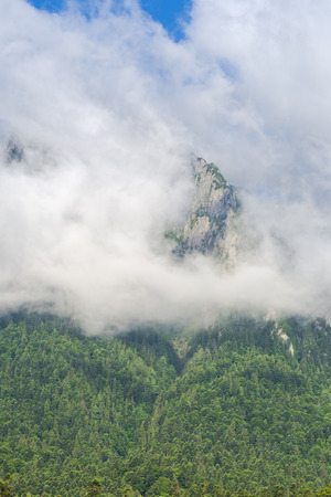 Clouds in Bucegi Mountainsの写真素材