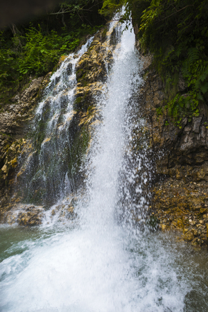 Wild waterfallの写真素材