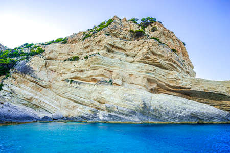 Sea landscape in greeceの写真素材