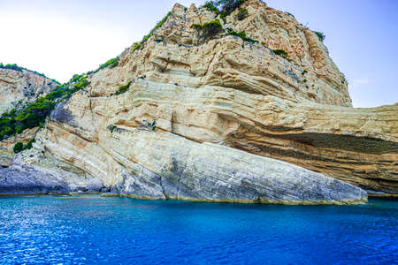 Sea landscape in greeceの写真素材