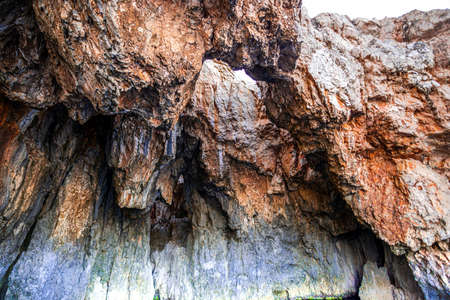 Coastline in Zakynthos islandの写真素材
