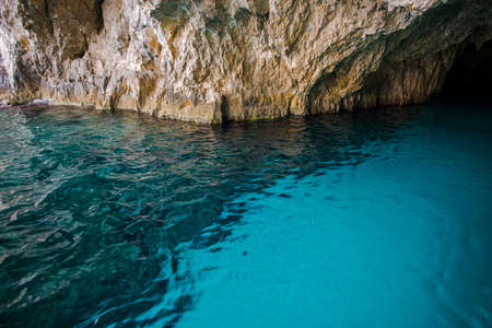 Coastline in Zakynthos islandの写真素材