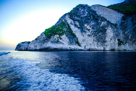 Coastline at the sea in Greeceの写真素材