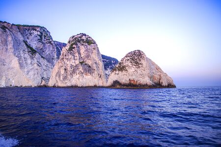 Sea landscape in Zakynthos island, Greeceの写真素材