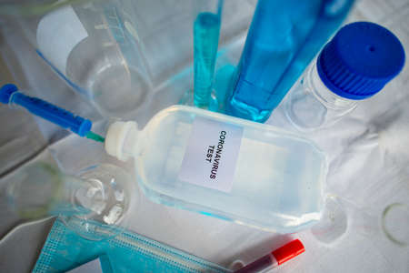 Laboratory test for Coronavirusの写真素材