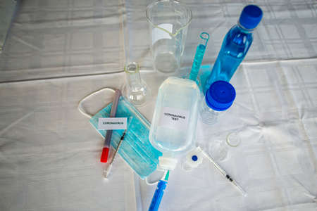 Laboratory test for Coronavirusの写真素材