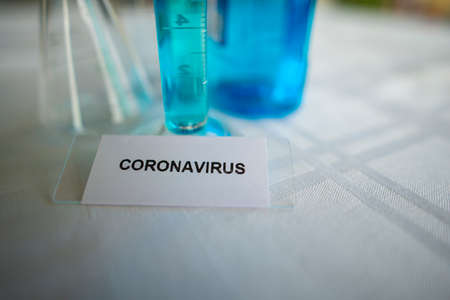 Laboratory test for Coronavirusの写真素材