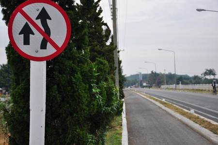 arrow sign go straightの写真素材