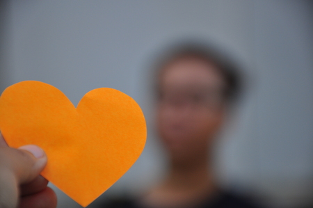 heart and my love for youの写真素材