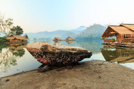 Hoob khow wong reservoir (Pang ung suphan) a new tourist attraction of Suphan Buri, Thailand.のeditorial素材