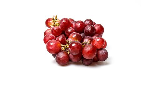 Grape isolated on white background. Beautiful color and delicious.の写真素材