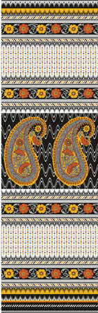 Traditional seamless indian pattern | Indian patterns, Flower pattern design,